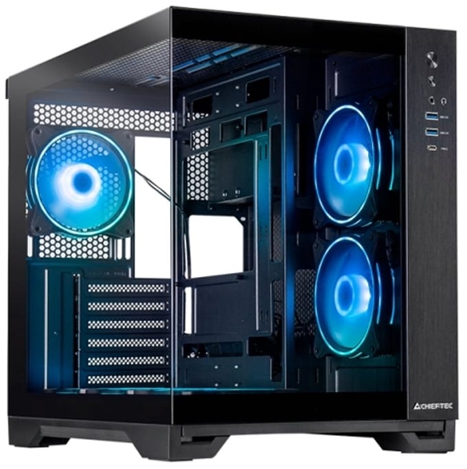 Chieftec Atx-Behuizing Voor Computer Visio Gm30B Tg Op Argb Tower Zonder Voedingsadapter