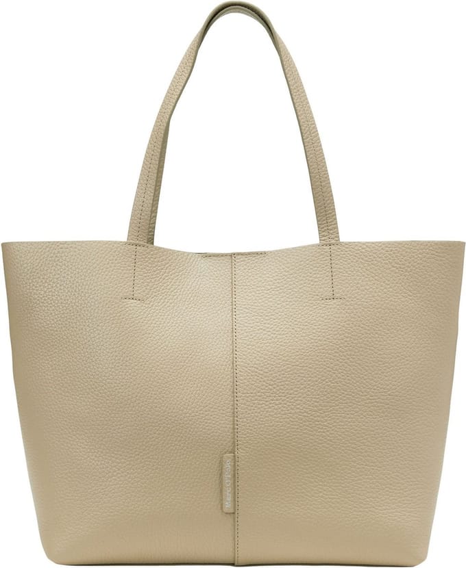 Marc O'Polo Leren Celia Shopper Jonesboro Cream Beige