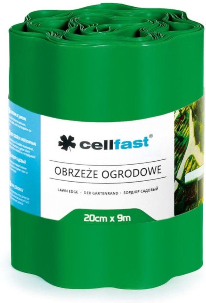 Cellfast - Tuinrand 20cm x 9m - Gazonrand - Groen kleur