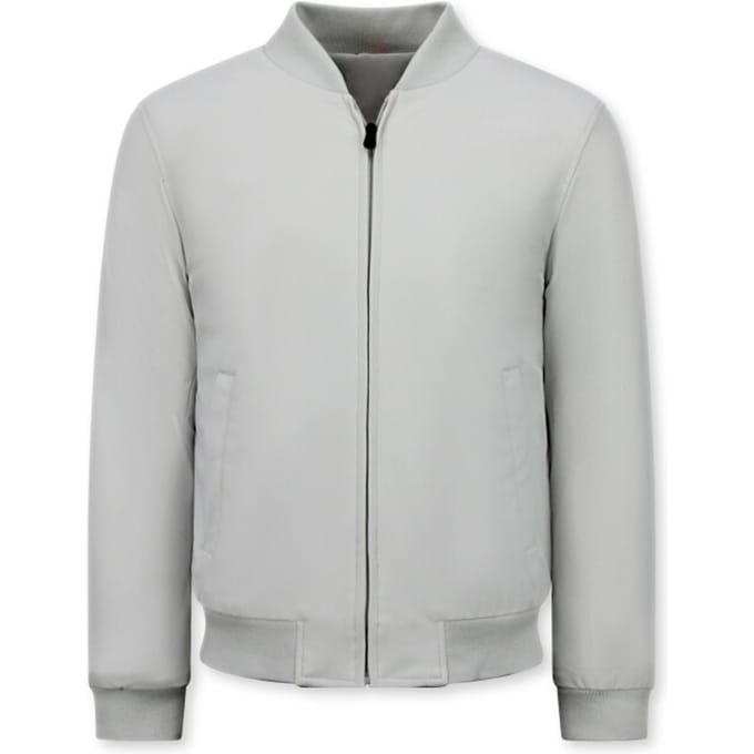 Zomerjas Heren - Nette Bomberjack Heren - Baseball Jacket - Tussenjas Heren - 8862 - Grijs