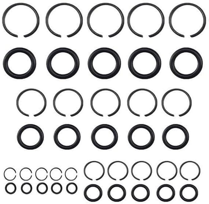 Moersleutel Borgringen - Socket Clips - Gereedschap Gebruik - Veilige Socket Retentie - 5 Sets - Zwart