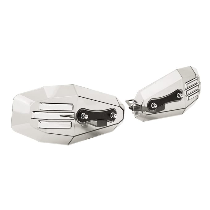 2 STUKS Motorfiets Handbeschermer Beschermend Universeel Polycarbonaat Motorfiets Accessoire Grijs
