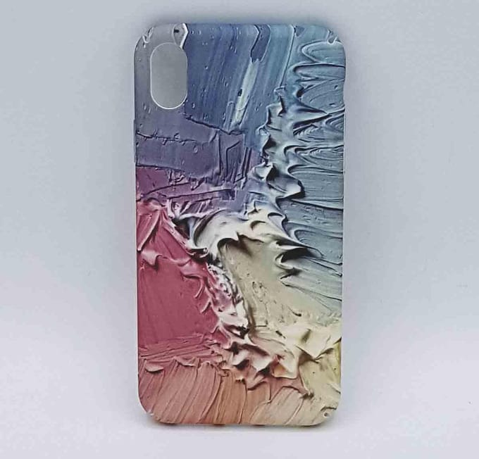 Geschikt voor iPhone XR – hoesje – 3d verf spetters