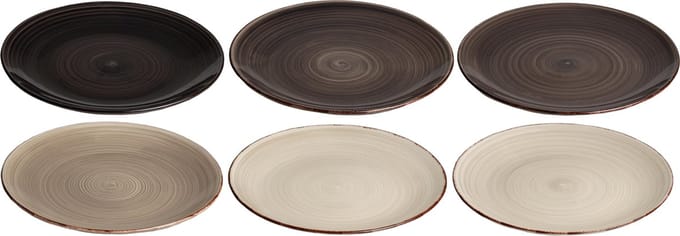 Studio Tavola Dinerborden Vintage Loft ø 26.5 cm - 6 stuks
