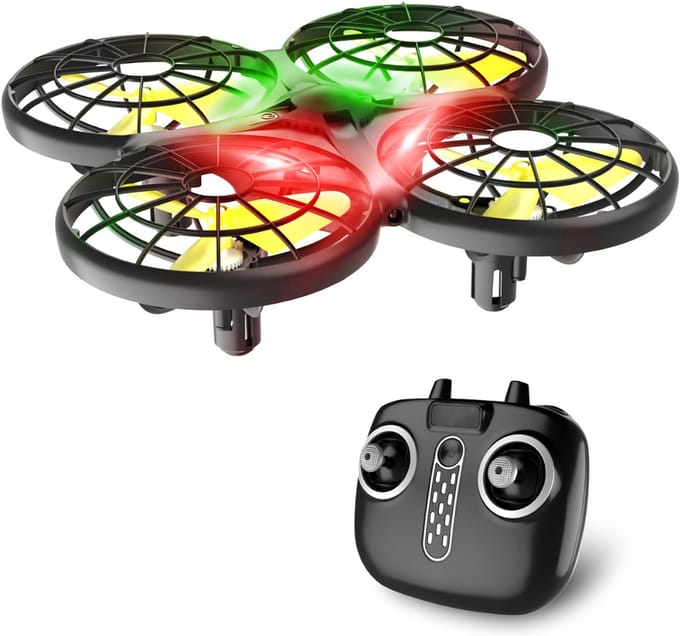 KAD® Drone - 360° Flip - Drone Kind - Drone voor Kinderen - Zwart - 14cm x 14cm x 5cm