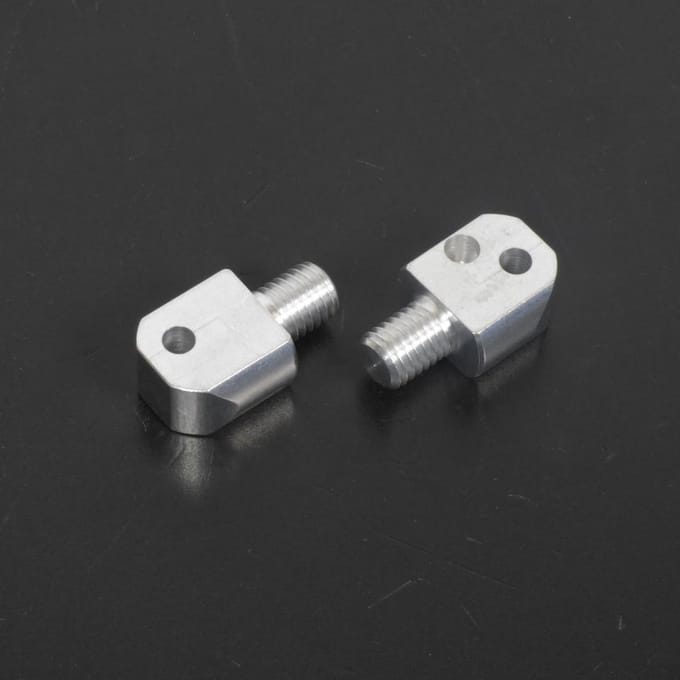 set achtervoetsteunadapters van BIHR voor Suzuki 1000 TL1000S, M12x1,75