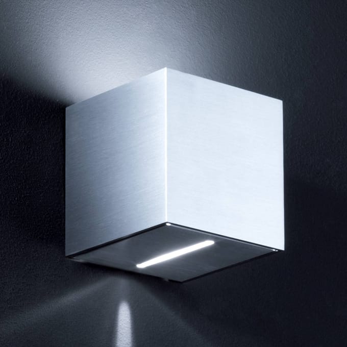 Helestra Lens 4516295 wandlamp SIRI, alu mat