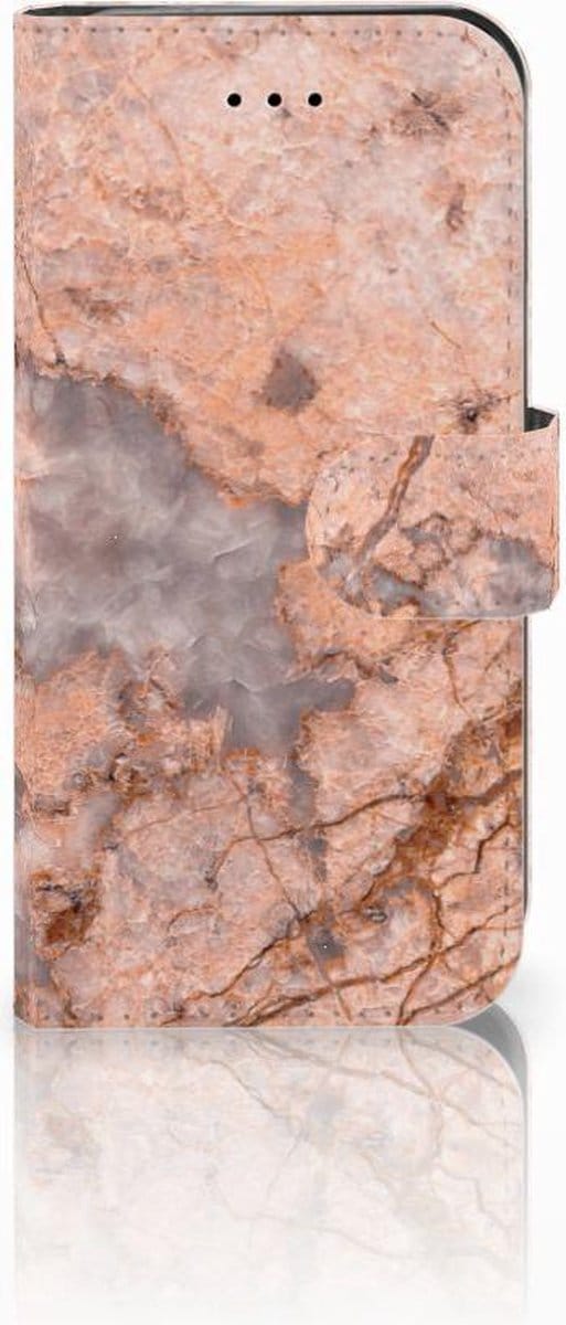 iPhone 7 | 8 | SE (2020) | SE (2022) Bookcase Marmer Oranje
