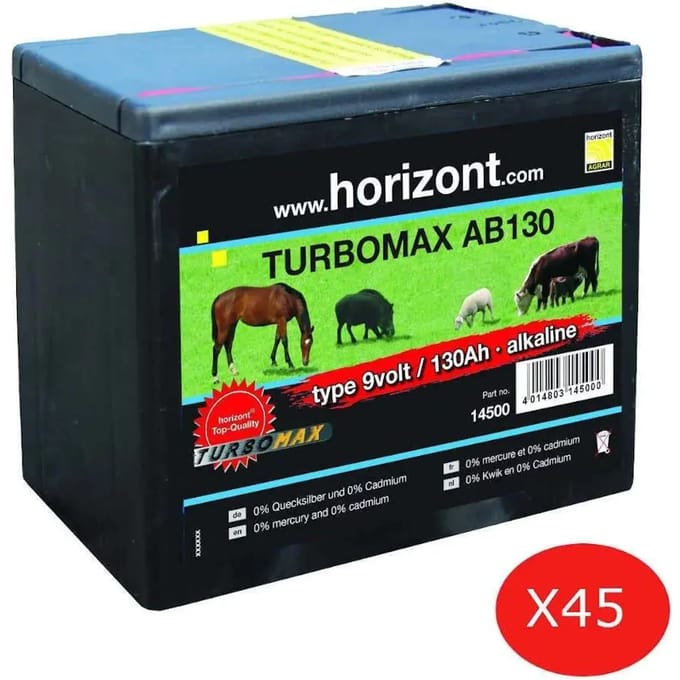 Batterij Horizont Turbomax AB130 (x45)
