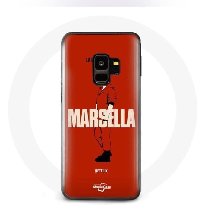 Coque pour Samsung Galaxy S9 La casa de papel Marsella dessin