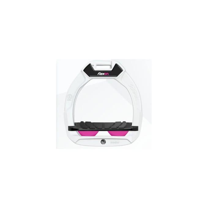 Veiligheidseinden voor ruiters met helling Grip Wit/Zwart/Rozekind Flex-On Safe-On