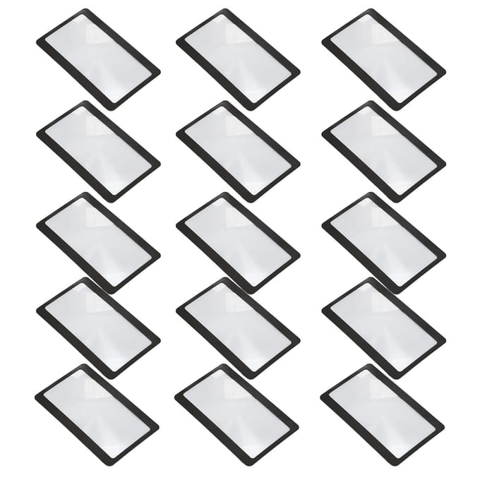 Feuille Loupe Légère Portable Format Carte Loupe pour Maquillage Lecture Petits Caractères