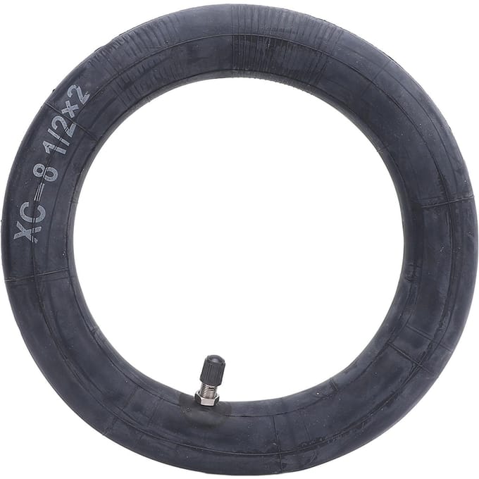 8.5x2 1.5mm Binnenband met Rechte Ventiel Rubberen Opblaasbare Binnenband Vervanging voor Elektrische black