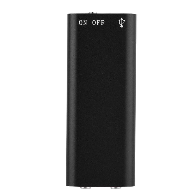 Enregistreur vocal 8 Go 192 Kbit/s Suppression du bruit 15 heures d'enregistrement Mini enregistreur audio