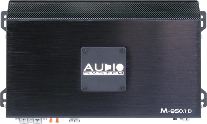 Audio System M-850.1D M-Serie 1 Kanaals Auto versterker / 850W RMS ( 2 ohm )/ incl Bassremote / Monoblok