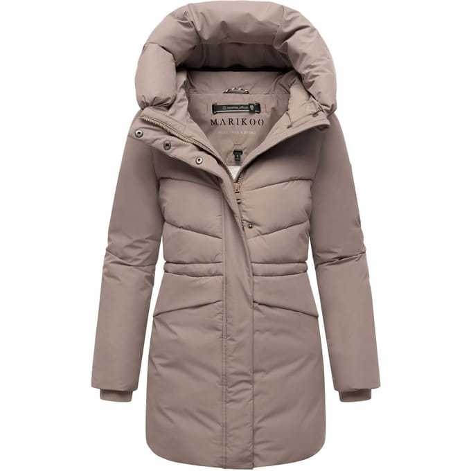 Marikoo dames winterjas Delilah met fleecevoering & verstelbare taille