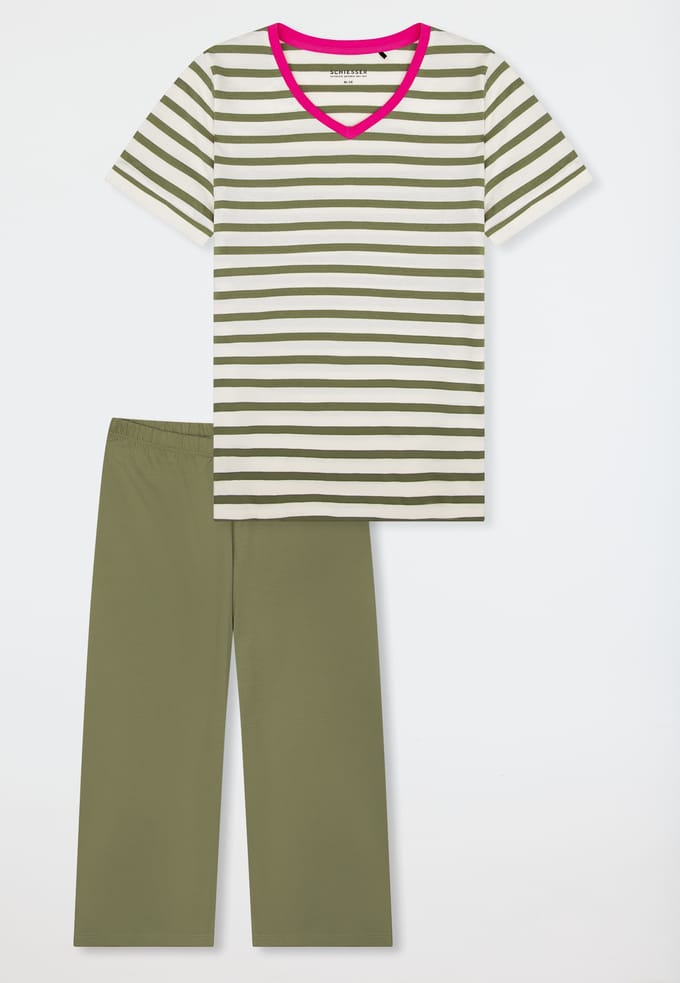 Pyjama met 3/4-mouwen, linde - Casual Essentials 36