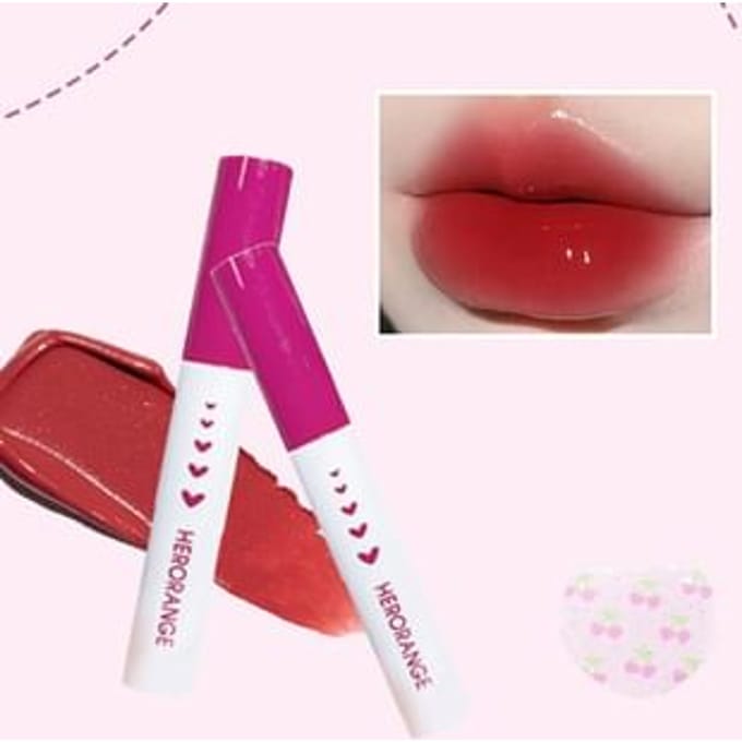 HERORANGE - Honey Sweet Yang Lip Glaze Set (Mirror) #Mirror - 2g x 5