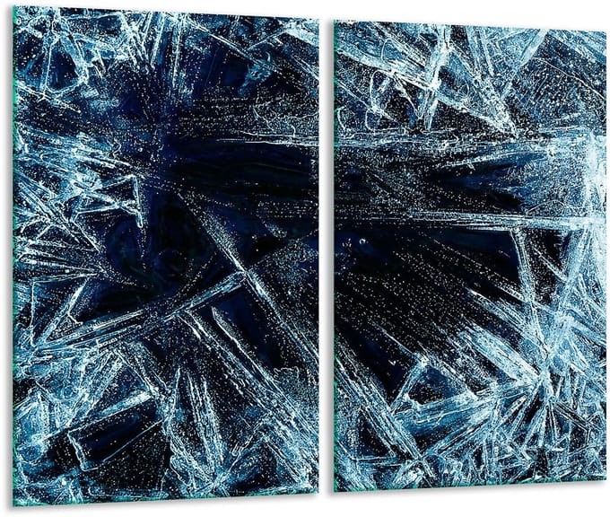 TMK ArtDeko - Snijplank Glas - 2x 30cm Breedte - 52cm Lengte