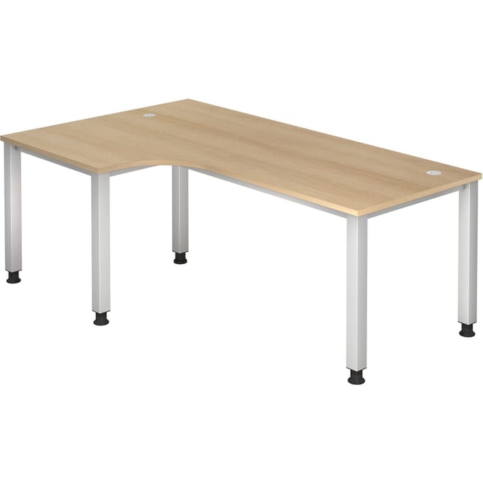 QUEO 82 S | Bureau - 200 x 120 Eiken Tafelhoogte I In hoogte verstelbaar