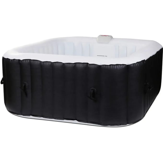 SUN SPA Vierkante opblaasbare opblaasbare spa - 6 personen - 1, 85 x H 0, 65 m
