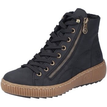 Rieker dames veterboot - Zwart - Maat 37
