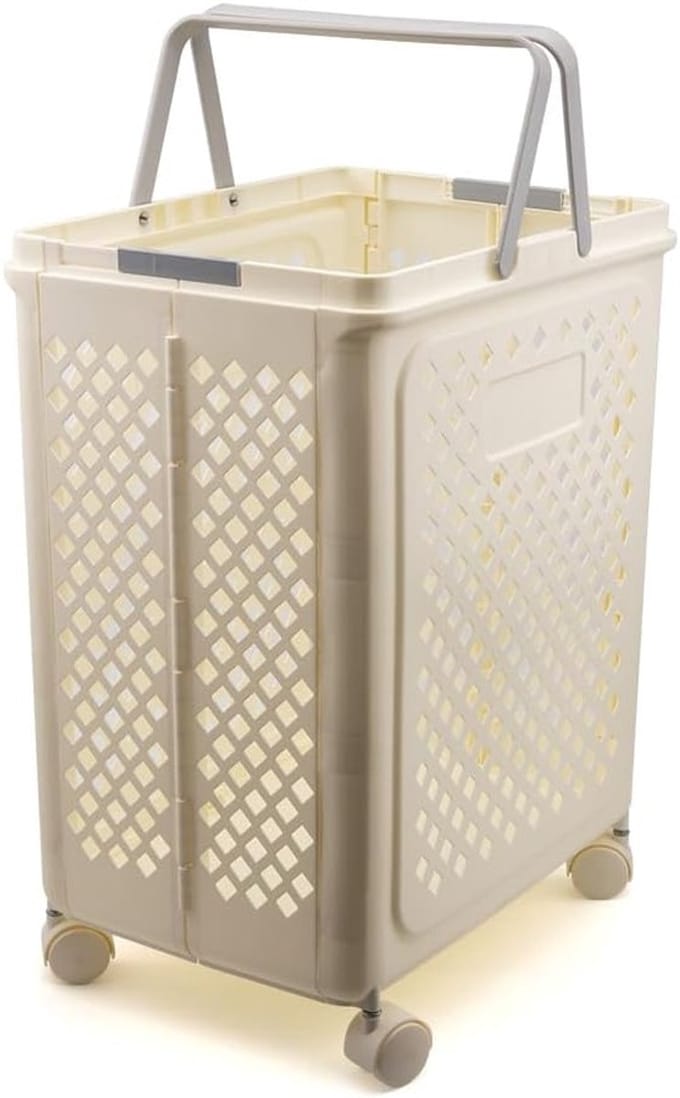 Foldable Laundry Basket, Removable Laundry Basket, Roll-Up Laundry Basket for Home, Bathroom, Bedroom, Dormitory, 44 x - ShopVlot