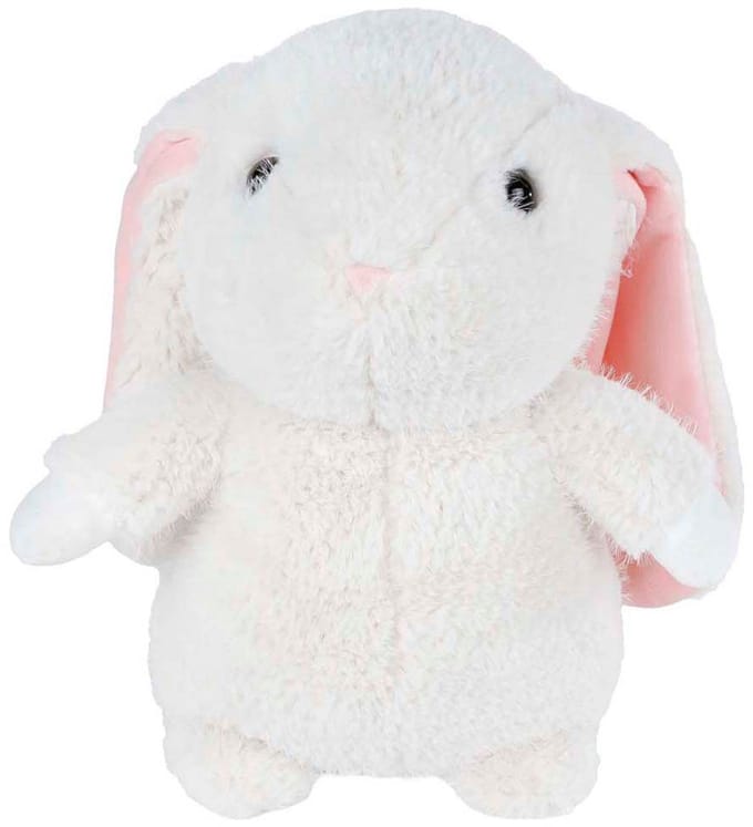 Knuffel pluche langoor konijn wit 30cm - zacht speelgoed konijn.