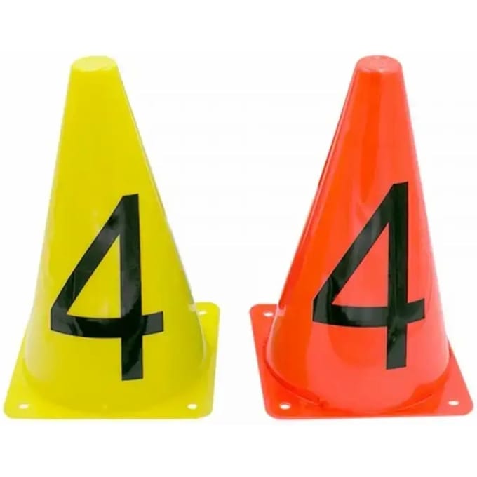 Markeerkegel Nº 4 Naranja Fluor 23 Cm