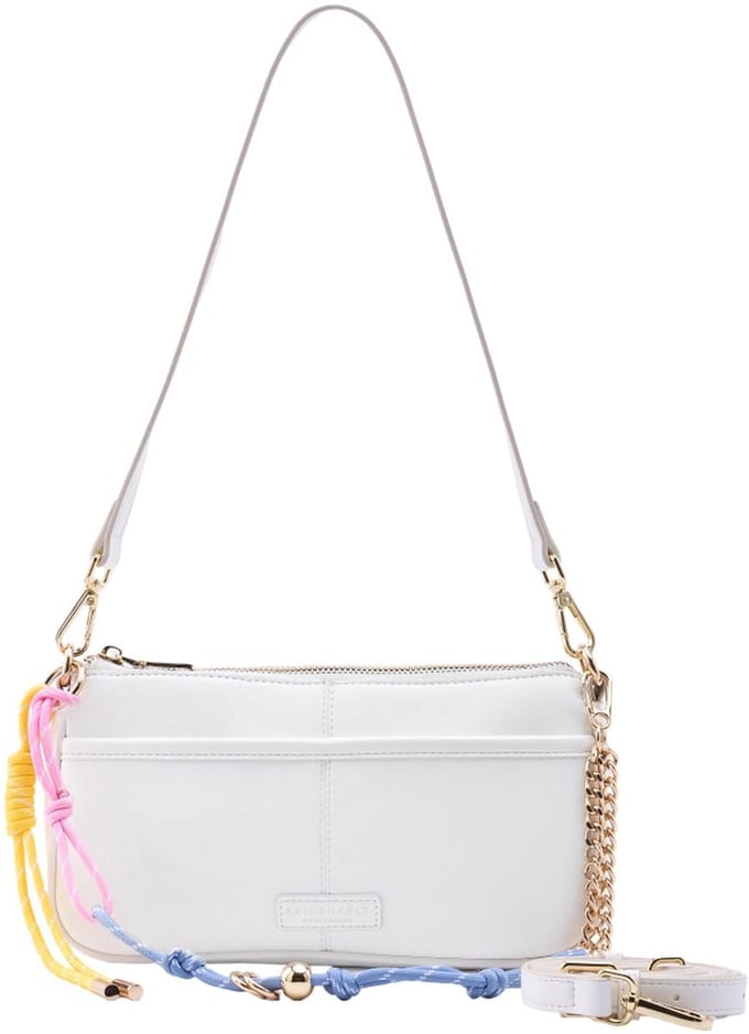 SEIDENFELT MANUFAKTUR schoudertas Deje Crossbody Bag Cream White crème