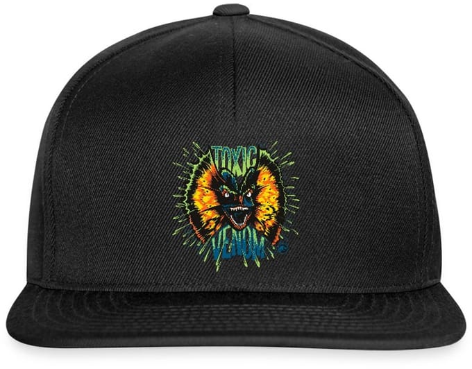 Jurassic World Dilophosaurus Toxic Snapback cap