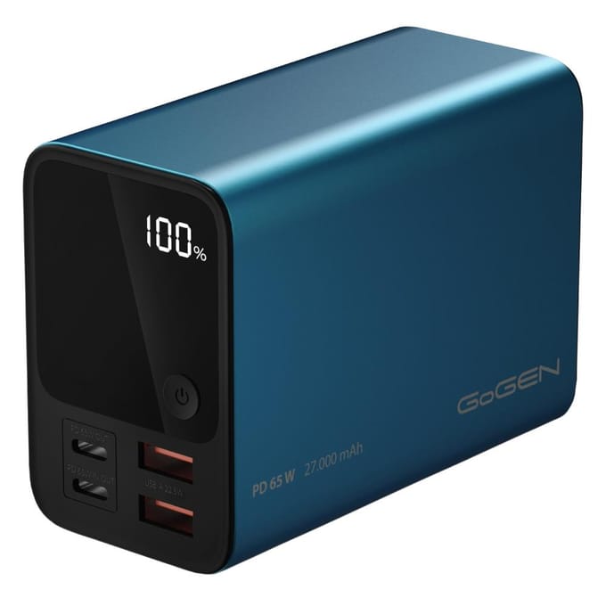 Batterie externe GoGen PB270001BL 27000 mAh bleu