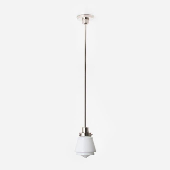 Hanglamp Komeet 20's Nikkel - Art Deco Trade