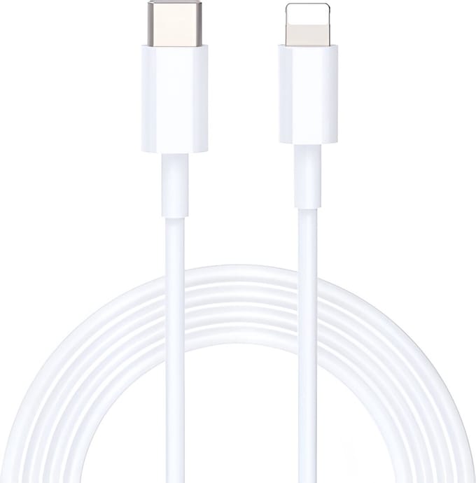 USB-C naar Lightning kabel  1 Meter  geschikt voor Apple iPhone (12,13) & iPad- oplader kabel - lader - kabel - oplader - Duo Pack - 109551