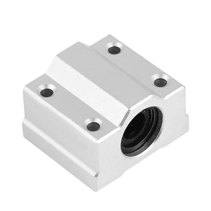 4 stuks SCS8UU 8mm Lineaire Beweging Kogellager Glijbus Glijblok voor 3D Printer white