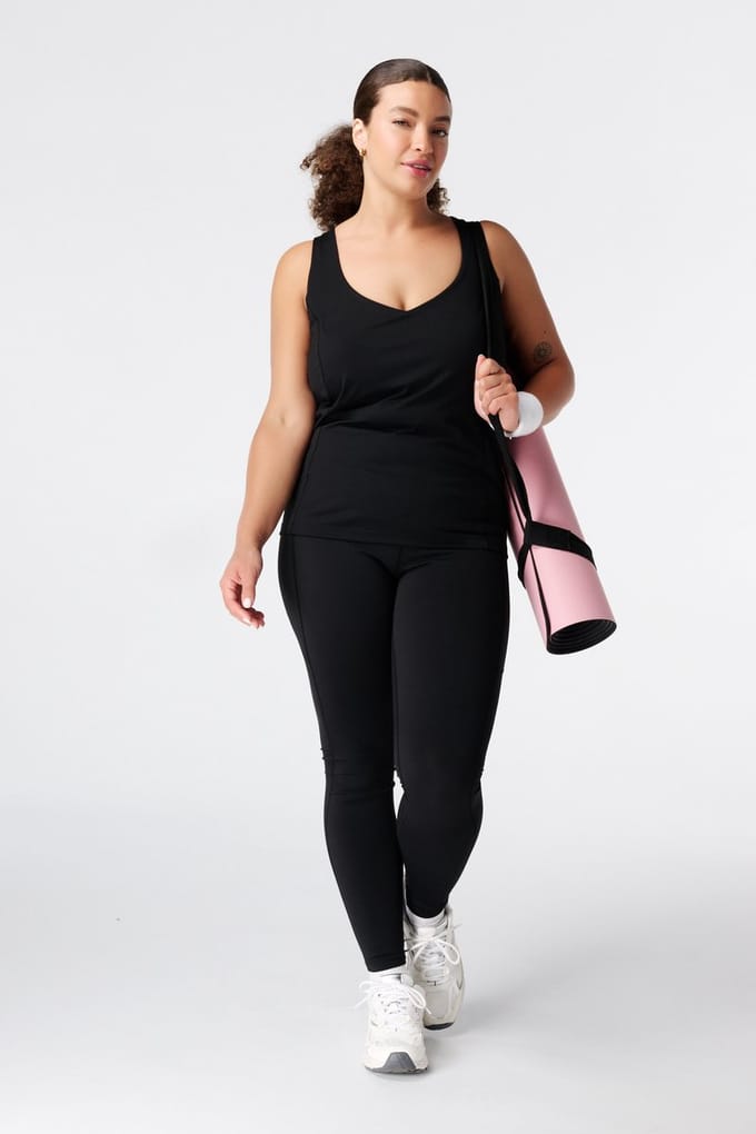 MS Mode Sportswear Sportlegging met zakken