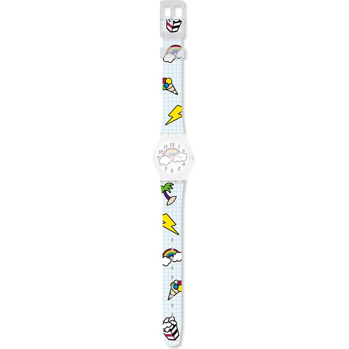 Swatch Plastic - Originals Small (25mm) - L ALW160 LW160 School Break Horlogeband