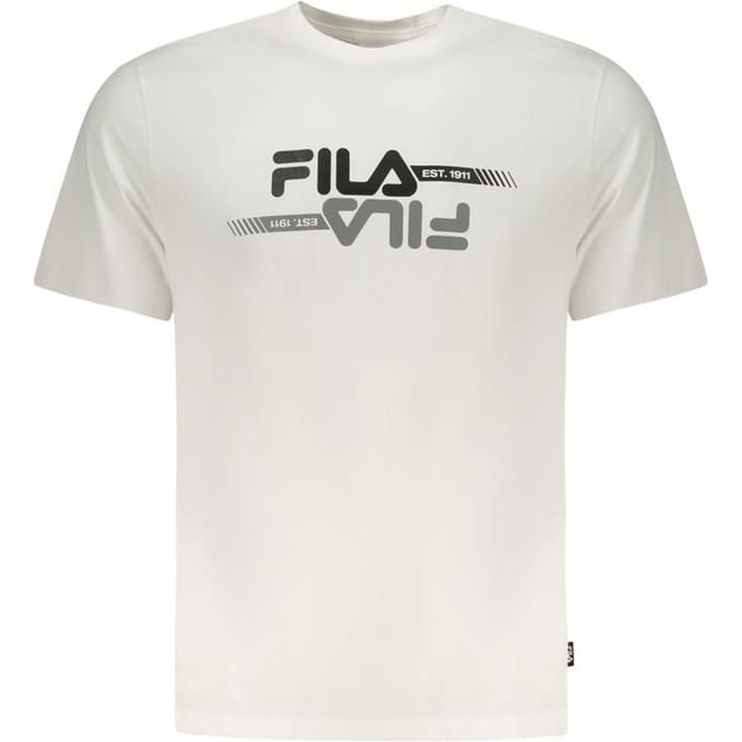 Fila Bianco Katoenen Heren T-shirt