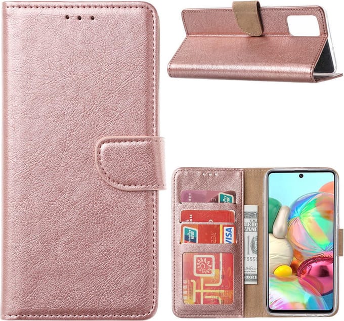 Cityhoesje-Bookcase incl. Pasjeshouder geschikt voor Samsung A71