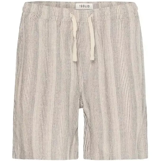 Gestreepte elastische korte broek Solid Liam