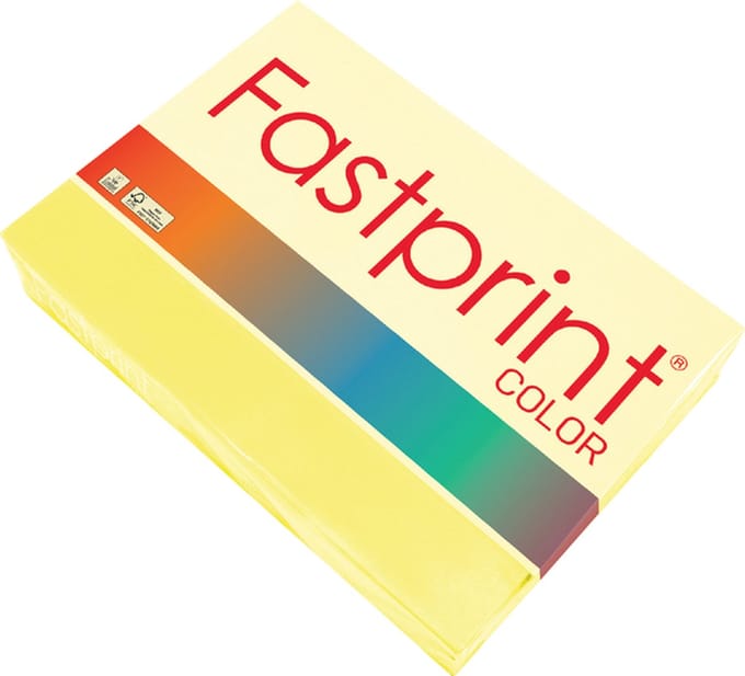 Kopieerpapier quantore colour a4 160gr zwavelgeel | 5 stuks