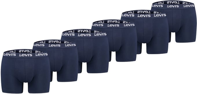 Pack of 6 men's Levis REPEAT LOGO BOXER boxer shorts underwear pants
