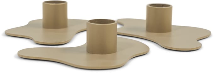 Spinder Design kandelaar Melt - Champagne - set van 3 - Staal