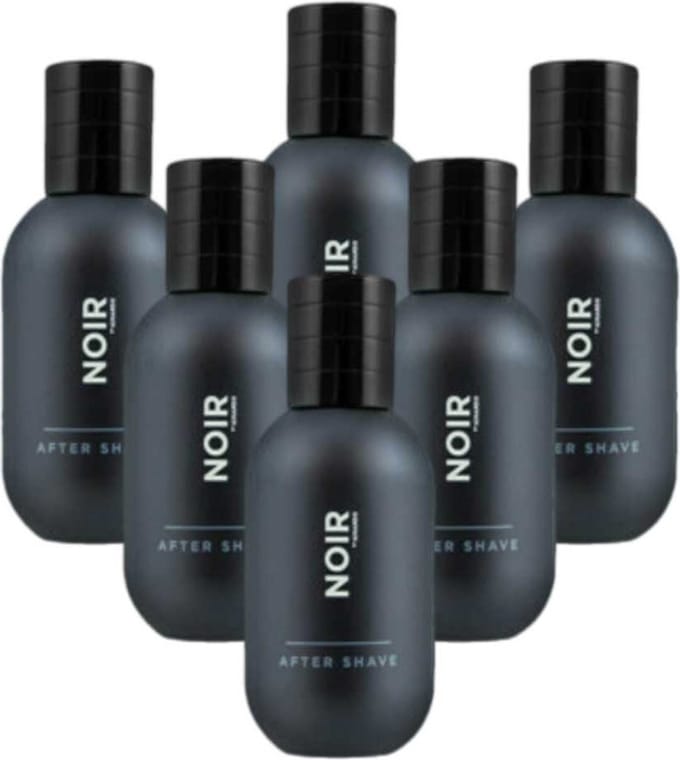 Amando - Noir Aftershave - 6 x 50 ml - Voordeelverpakking