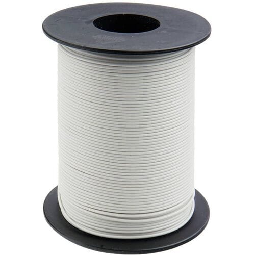 Donau Elektronik 125-S50-5 Draad 1 x 0.25 mm² Wit 50 m