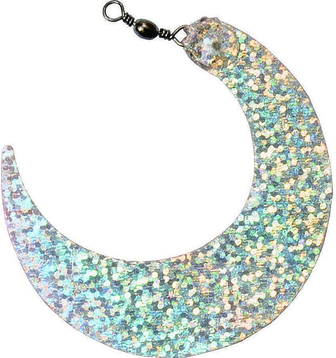Predox Predox Wiggle Tail Silver Holo – Wiggle Tail met wartel voor streamers en kunstaas L