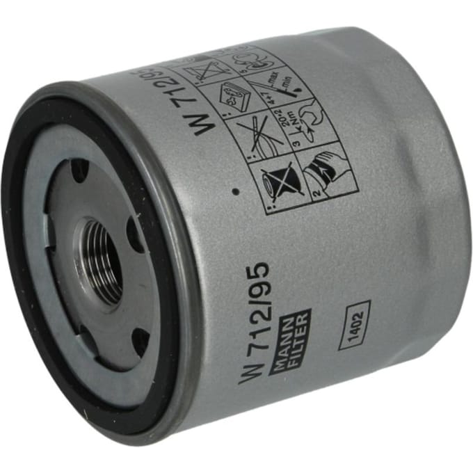 Mann Filter W712/95 - Oliefilter - Schroeffilter - Met Terugslagklep - Ø 76 mm