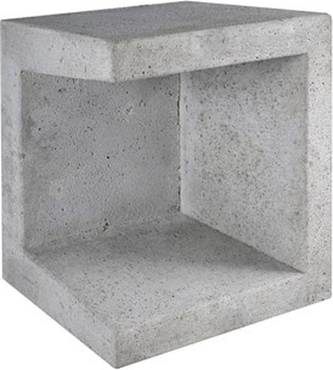 U-element hoek grijs 40x40x50 cm