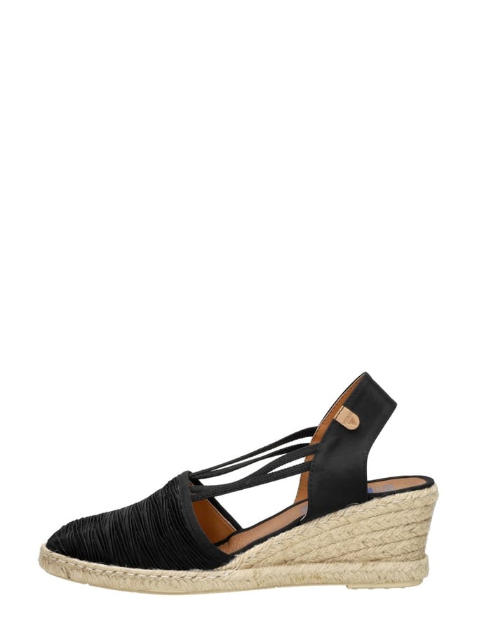 Verbenas Maika Sandalen Touwzool - Zwart - Maat 41