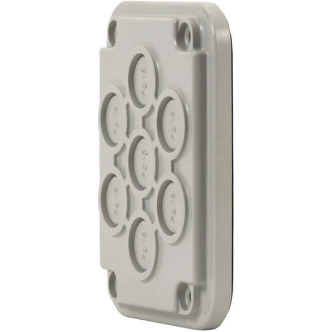 Eaton kabelinvoerdeksel 2 voor 7xPg16 UE402/7 - 1860480 - E3GVB